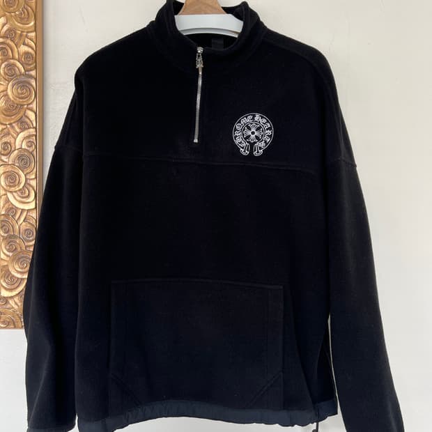 [L] 크롬하츠 홀스슈 플리스 하프집업