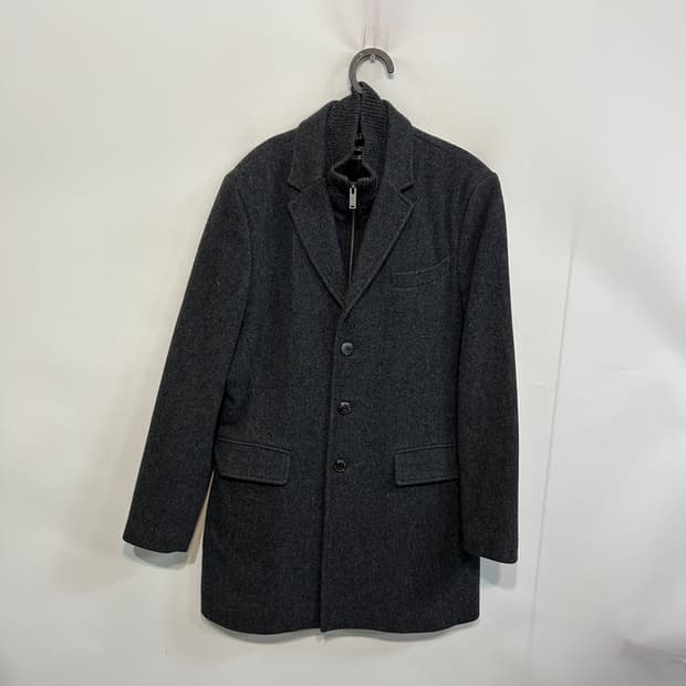 빈폴 남성 내부 퀄팅 모직 코트 95