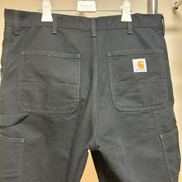 칼하트 캔버스 데님 싱글 니 숏팬츠