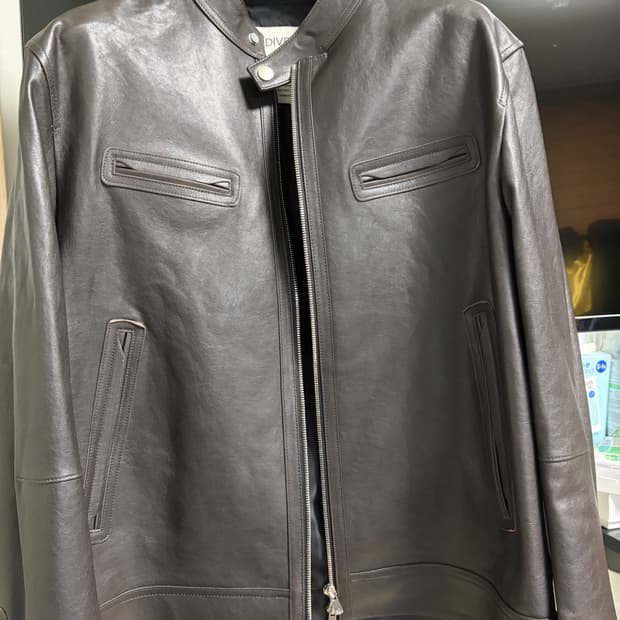 다이브인 레더자켓 브라운 2사이즈