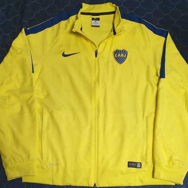 나이키 보카주니어스 드라이핏 트랙탑 져지 형광 (L) 618382-700