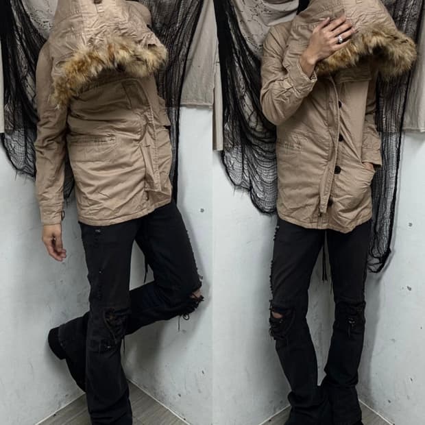 [MOUSSY] Y2K Mood Over-Fur Hoodie Parka