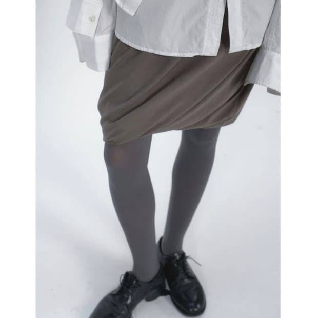 낫띵에브리띵 벌룬 스커트 (카키)