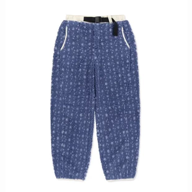 썬러브 Kumo Sherpa Fleece Pants Blue