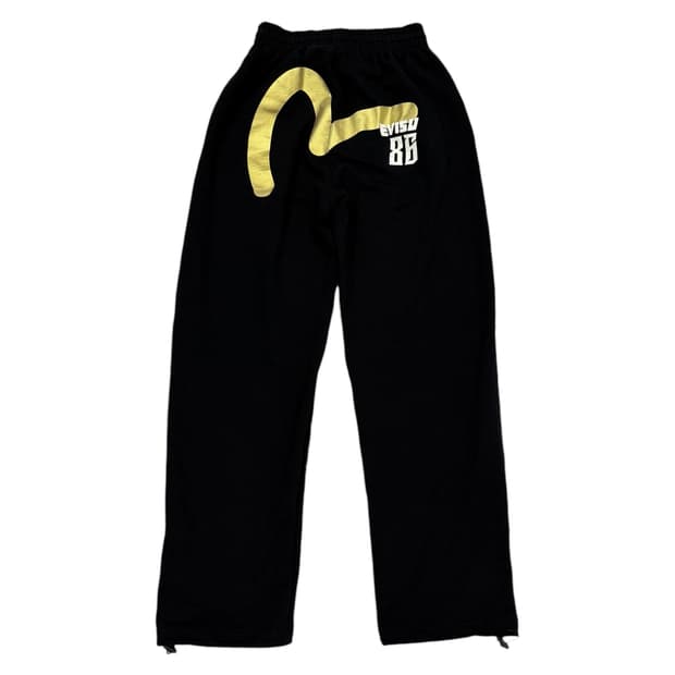 에비수 여성 골드 빅힐스 스트링 팬츠 블랙 S