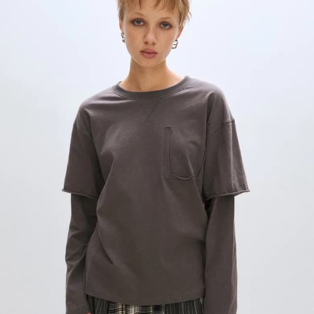 플리즈프로젝트 레이어드 롱 슬리브 긴팔티셔츠