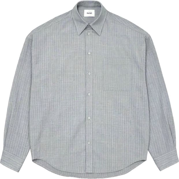 [2 3] 카미엔 헤비 스트라이프 셔츠