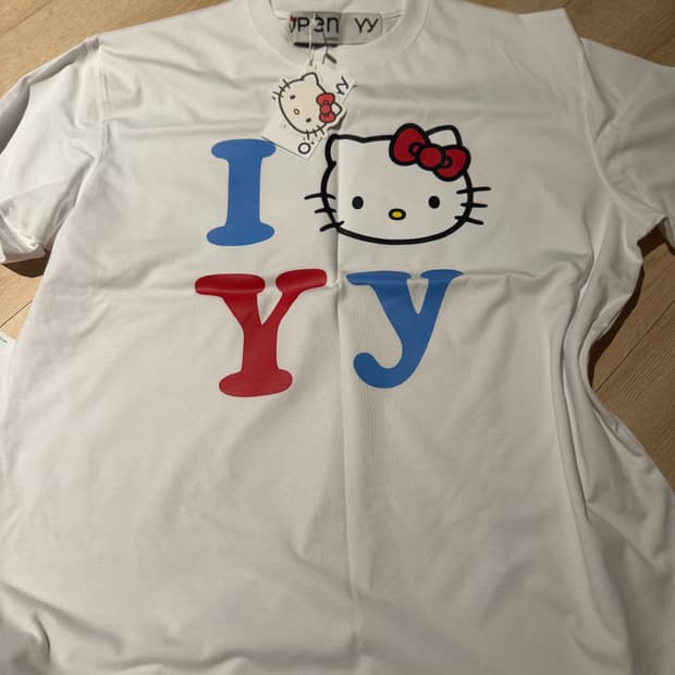 OPEN YY 키티 반팔티 S/M 새상품