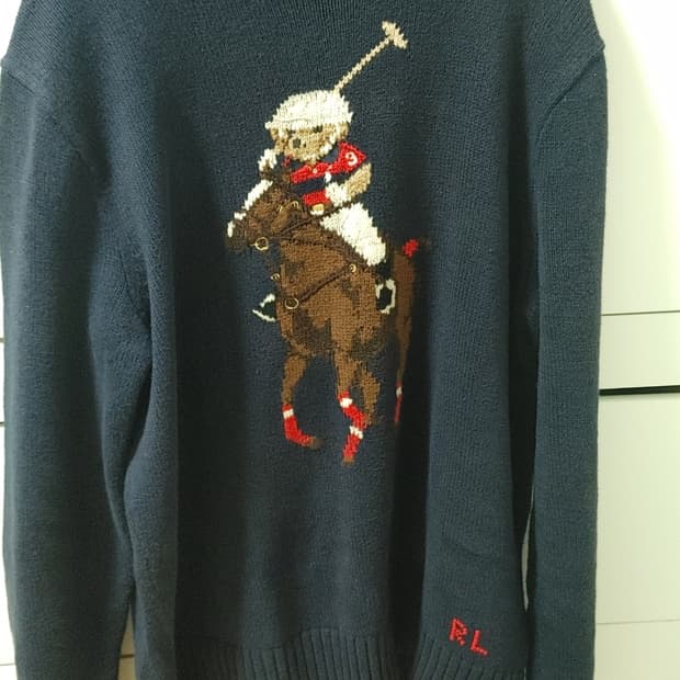 폴로 랄프로렌 폴로베어 빅포니 니트 L