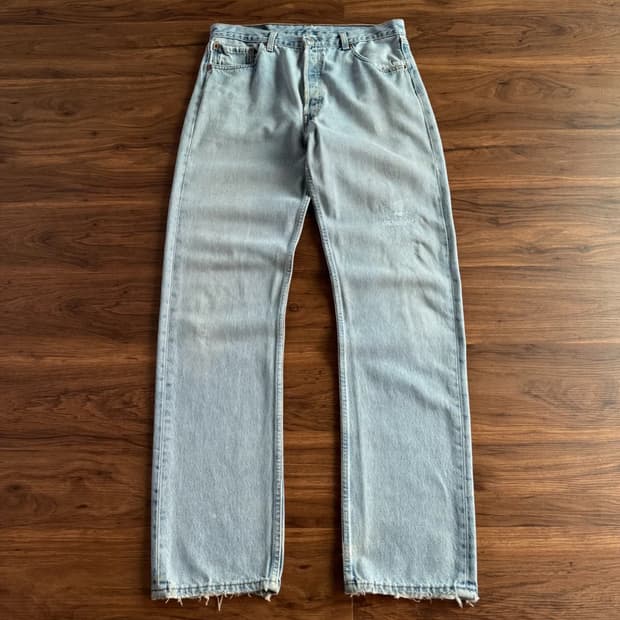 [35]90's 리바이스 Made in USA 501 데님 팬츠