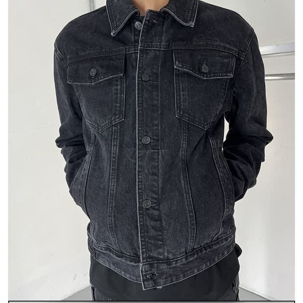 (구매) 플라스틱프로덕트 Mpa 트러커 자켓 블랙