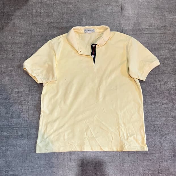 Burberry 버버리 올드스쿨아메카지 90‘s 반팔카라티셔츠