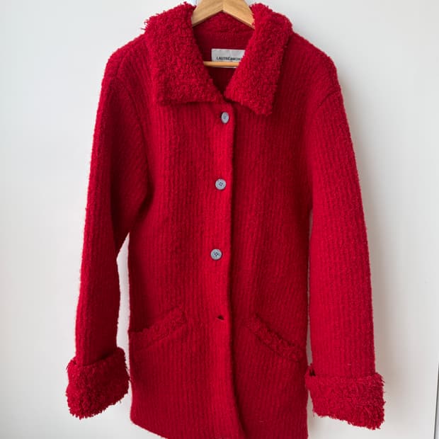 LAUTREAMONT 레드 부클레 미들가디건