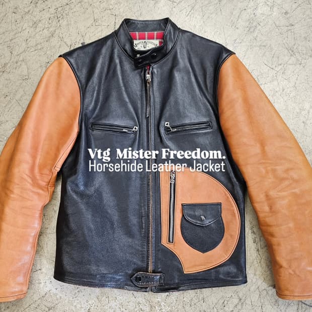 Vtg Mister Freedom_Horsehide Leather JK