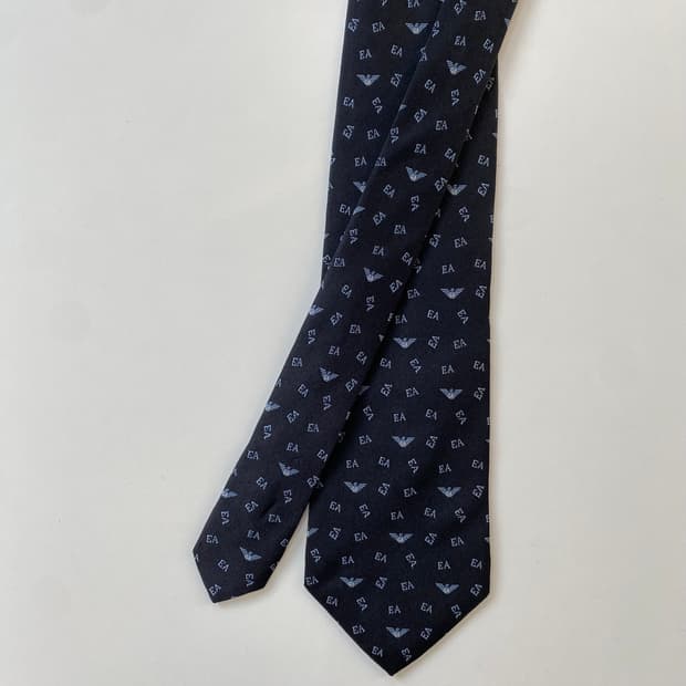 엠포리오 알마니 정품 명품 모노그램 넥타이(ARMANI)