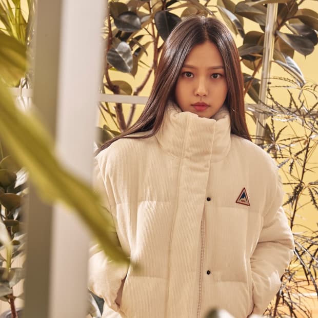 네파 코듀로이 다운 자켓