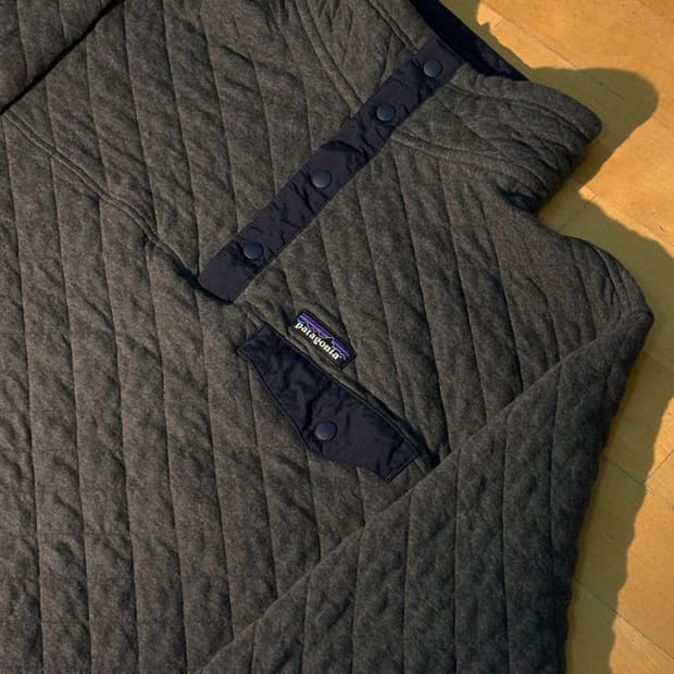 (XL) 파타고니아 오가닉코튼 퀄팅 스냅T