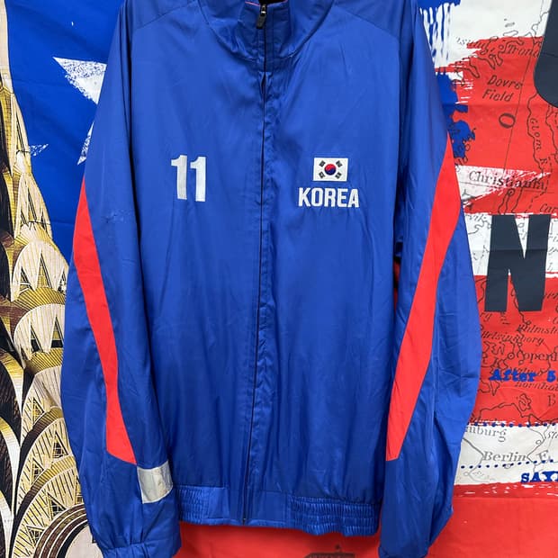 나이키 올드스쿨 레어 국대 오버핏 바람막이3XL115