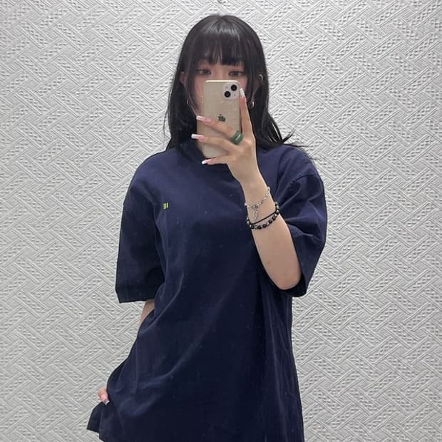 이에이 올드스쿨 레트로 아이덴티티 레터링 반팔티 XL C12309