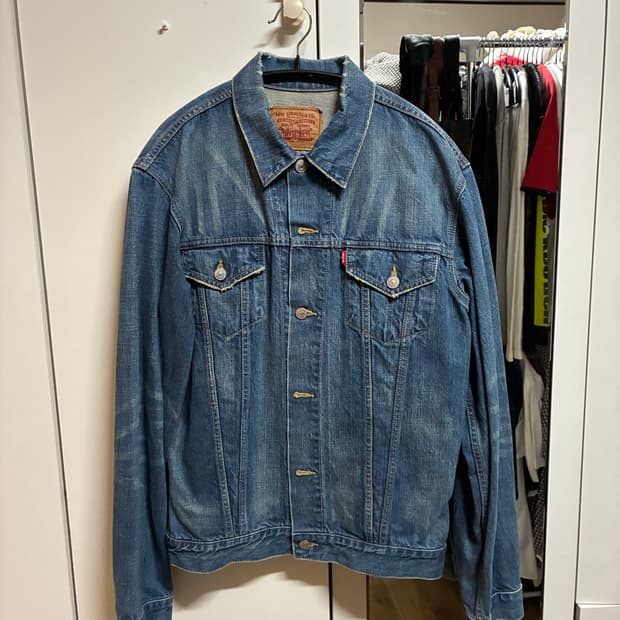 리바이스 데님 청자켓 L