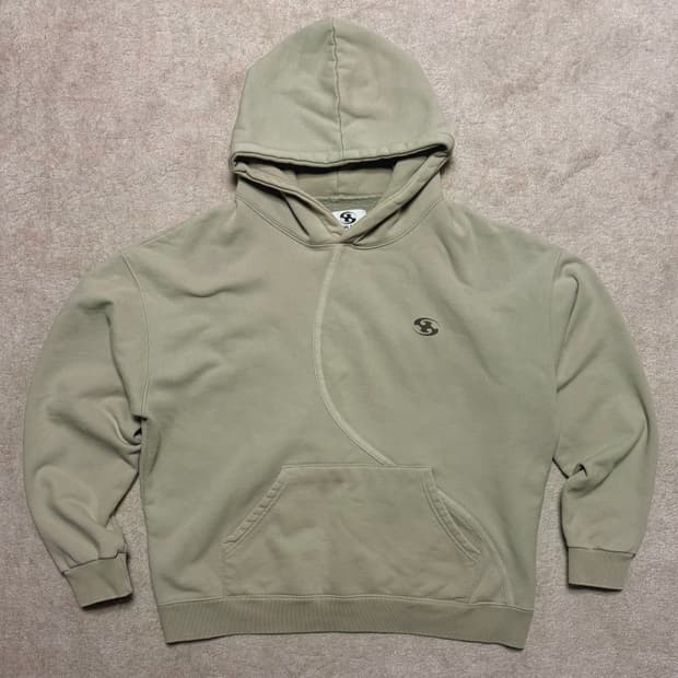 [1] 산산기어 21FW OVERSIZED HOODIE GREEN