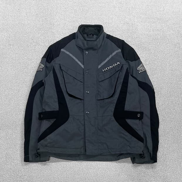 혼다 Honda 리플렉티브 레이싱 자켓 그레이