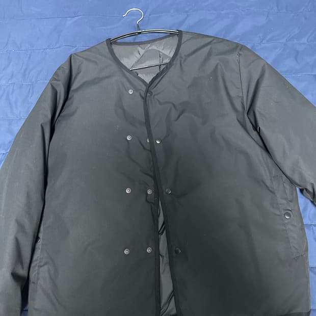 나나미카 리버서블 인슐레이션 가디건 블랙