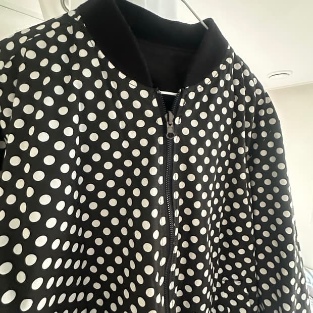 빈티지 땡땡이 점퍼