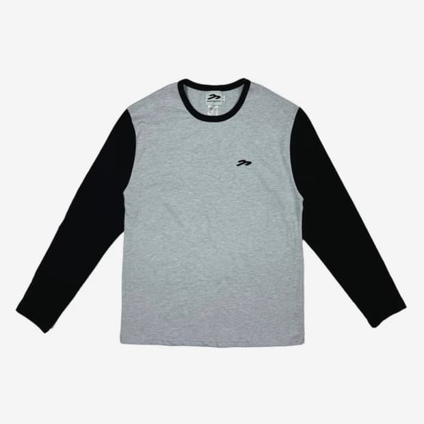 탄산 마그네슘 마운틴 배색 롱슬리브 스카이블루 (우먼)