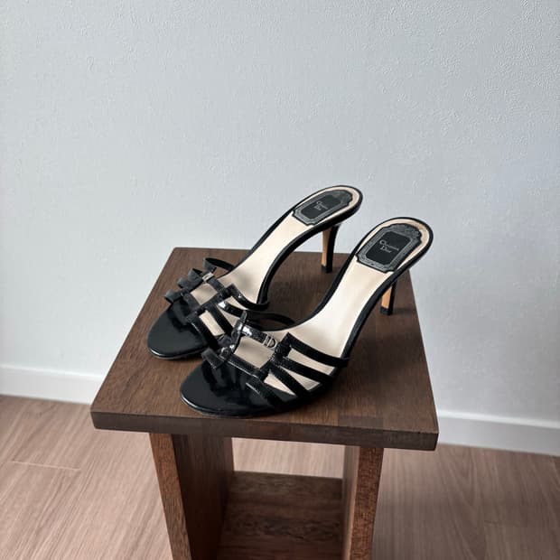 Dior 00s Galliano CD patent mule