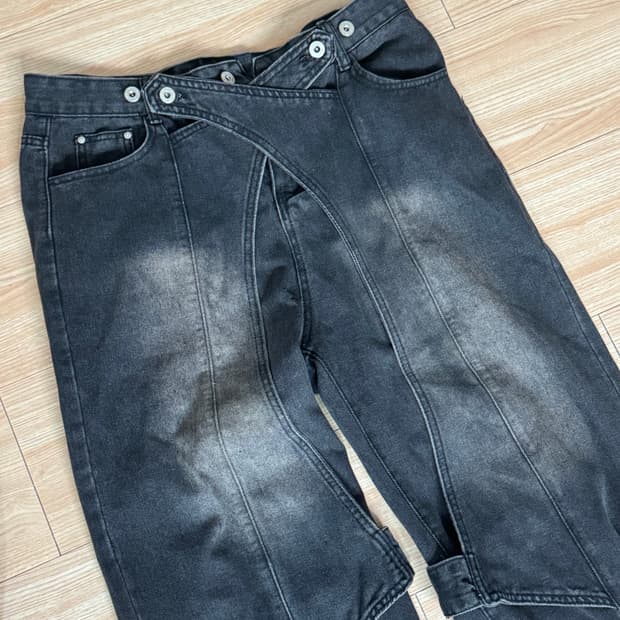 빈티지 디테일 바지