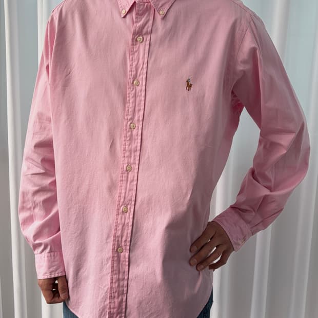 [L-XL]폴로 랄프로렌 핑크 클래식핏 셔츠