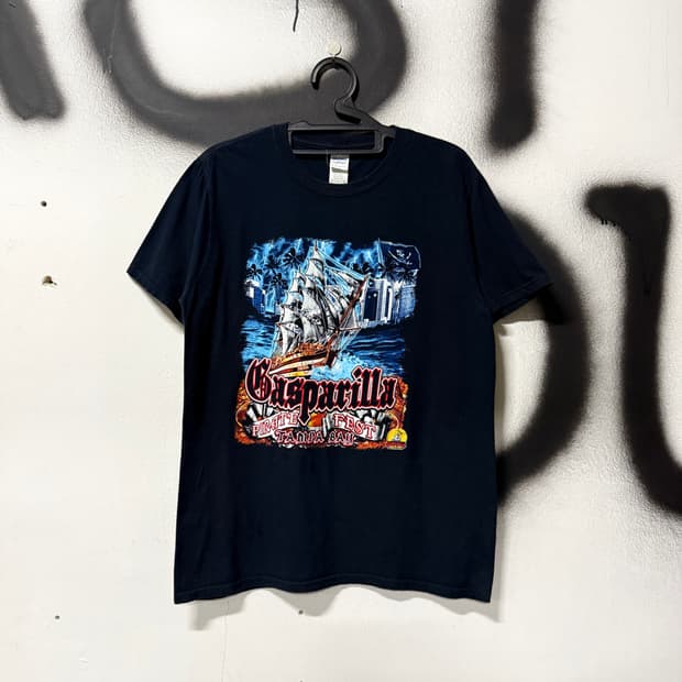 Gildan 길단 가스파릴라 빅 프린팅 반팔 티셔츠