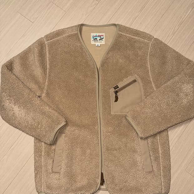 Lee V neck fleece jacket