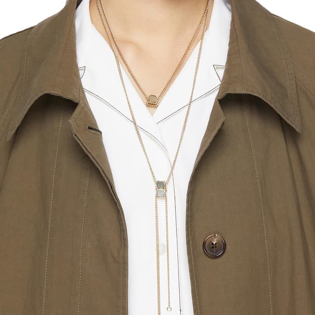 르메르 25fw Abacus Bolo Tie 목걸이/골드