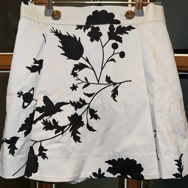 택포) 비비안웨스트우드 그래픽 스커트팬츠 