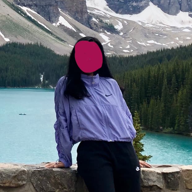 나이키 여성 바람막이 라벤더