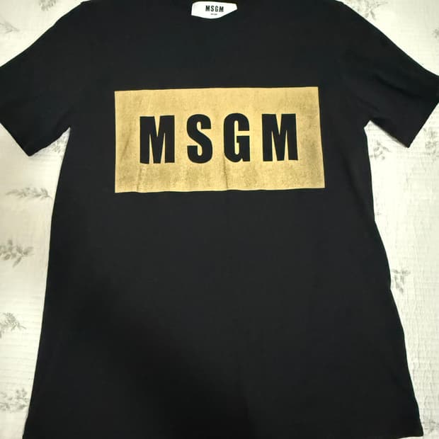 Msgm 박스 티셔츠 여자 Xs 사이즈