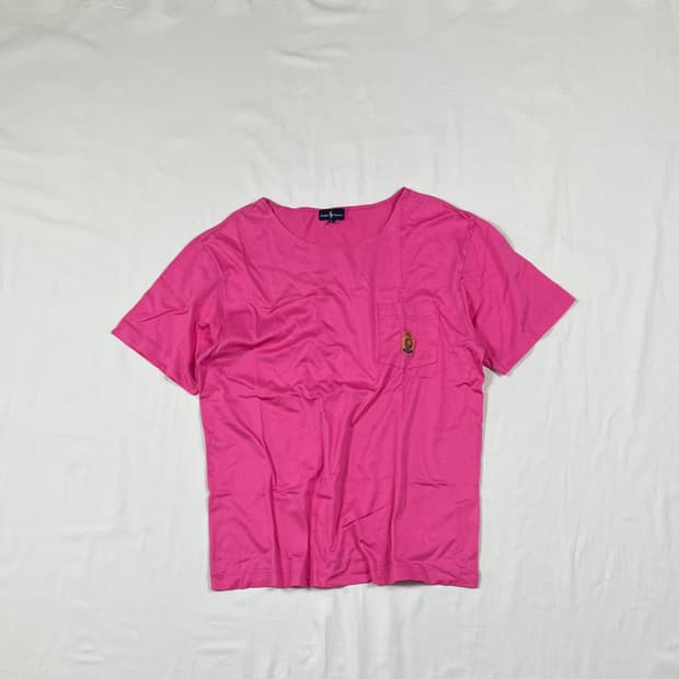90’s 랄프로렌 ralph lauren 크레스트 로고 포켓 반팔티