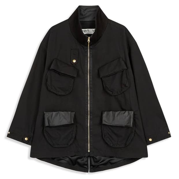 구매) 오픈와이와이 카고 포켓 필드자켓 블랙