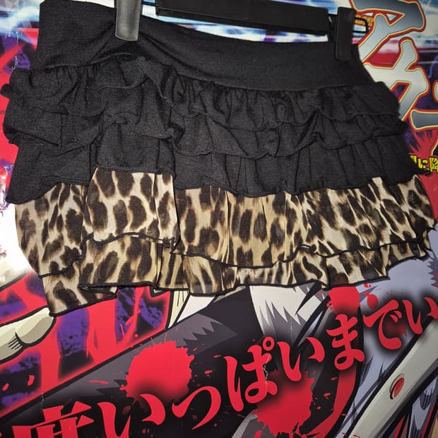 d.i.a 오네갸루 호피 캉캉 스커트