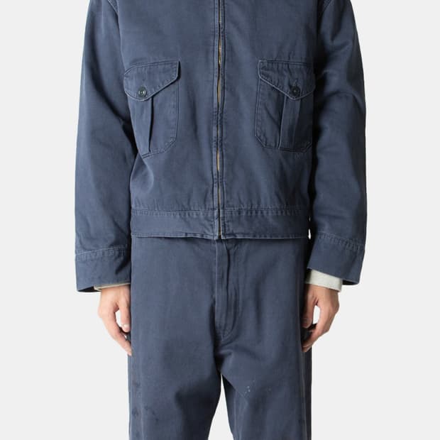 바우와우 25fw 블루 자켓 XXL