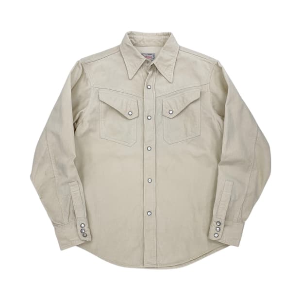 쿠시맨 체인 스티치 코듀로이 웨스턴 셔츠