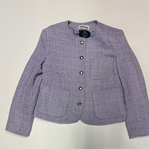 여성 디어리스트 메이비베이비 고급 트위드 자켓 하객룩