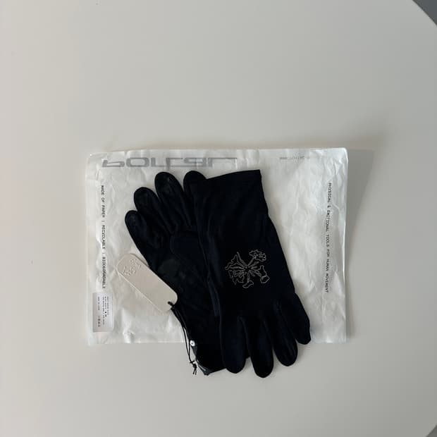 portal drift merino glove black beauty M