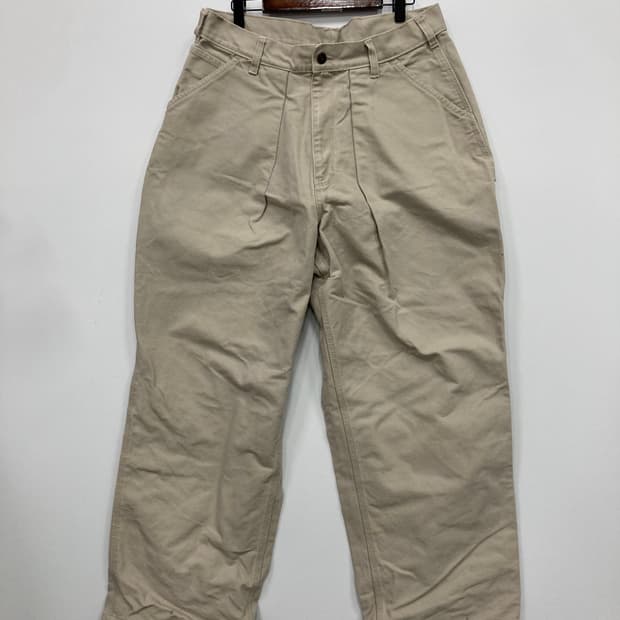 칼하트 사이드포켓 핀턱 팬츠