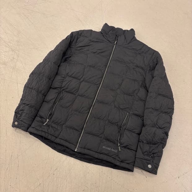 몽벨 덕다운 차콜 패딩