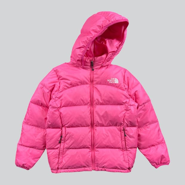 The North Face 핑크컬러 경량패딩