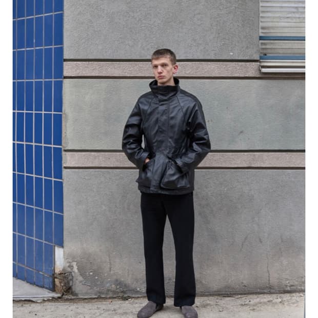 머듈 레더 파카 3사이즈