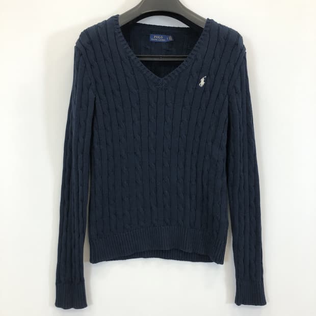 폴로 랄프로렌 화이트포니 케이블니트 L 상위라인 